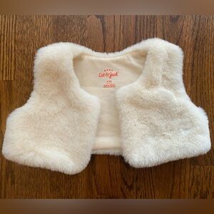 Cat & Jack Fuzzy Faux Fur Vest
